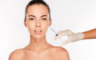 woman receiving injectables - dysport vs. botox concept